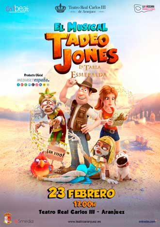 Tadeo Jones. La tabla esmeralda. El musical